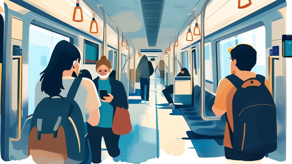 K패스카드 가입 조건 및 방법 (watercolor 스타일)