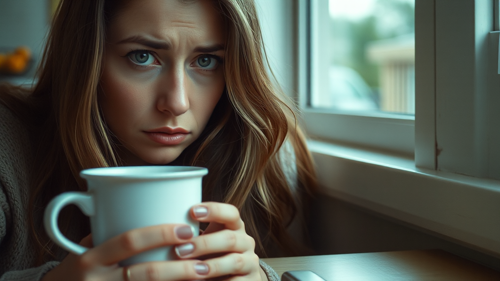 잦은 소변, 주요 원인은? (realistic 스타일)