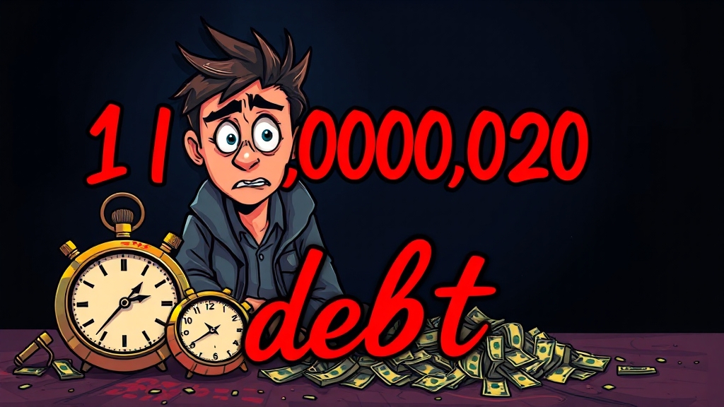 연체 이자 계산법과 효율적인 상환 전략 (cartoon 스타일)