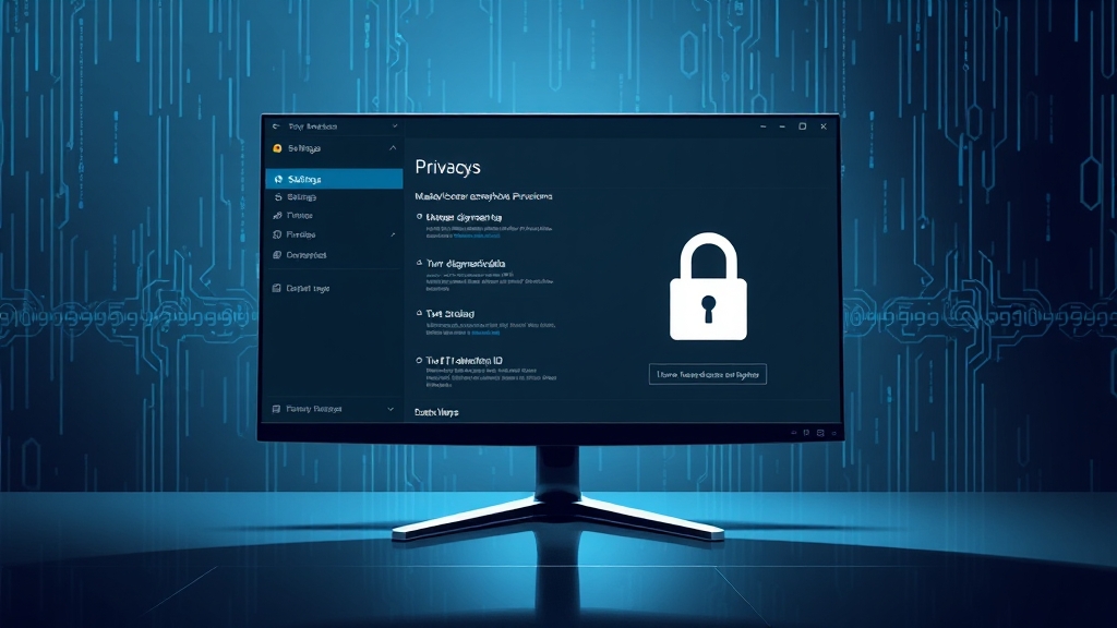 보안 및 개인 정보 설정 (illustration 스타일)