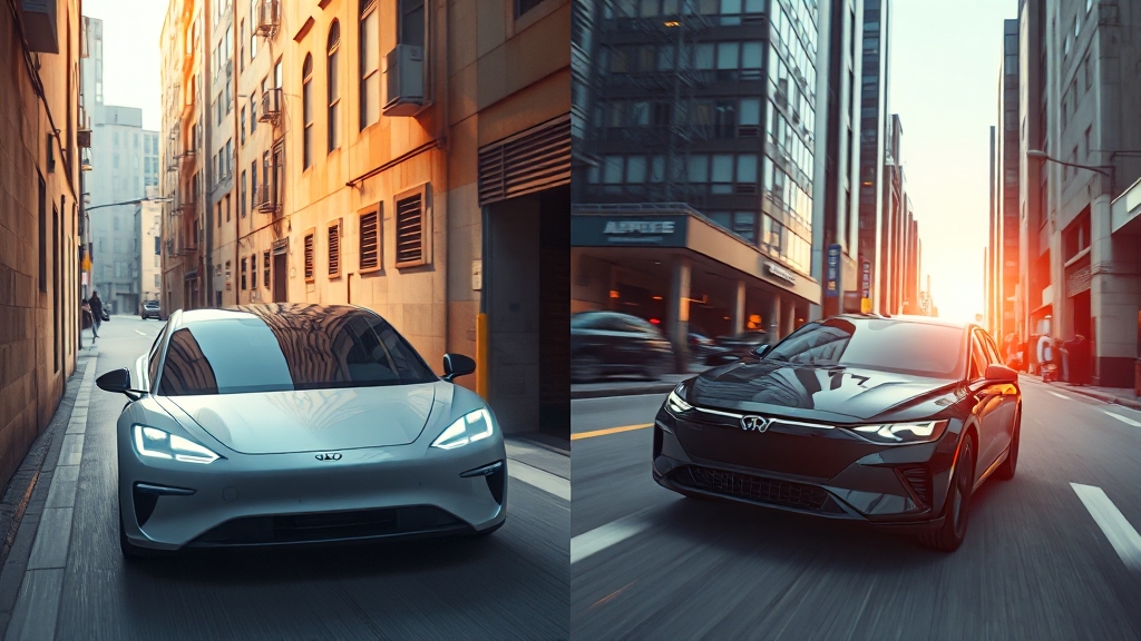 경차 vs 전기차, 왜 고민할까? (realistic 스타일)