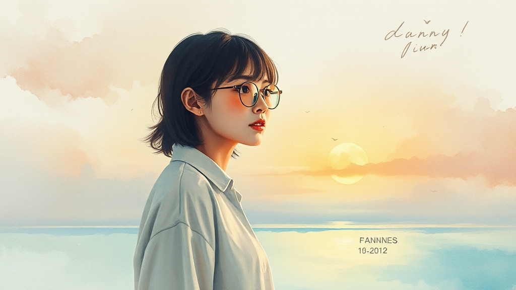 한국 영화 출품 현황과 전망 (watercolor 스타일)