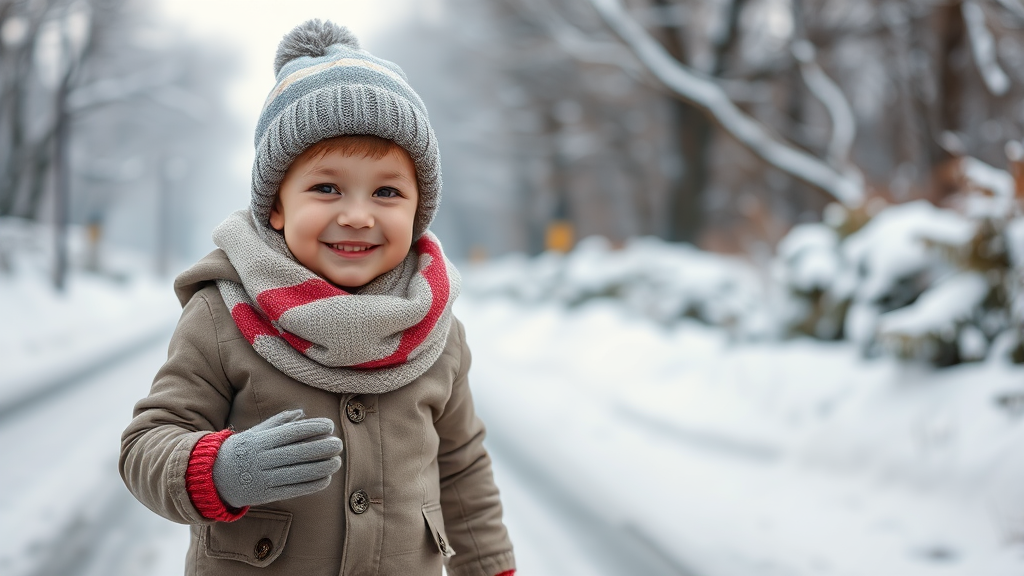 겨울철 외출, 이것만은 꼭! (realistic 스타일)