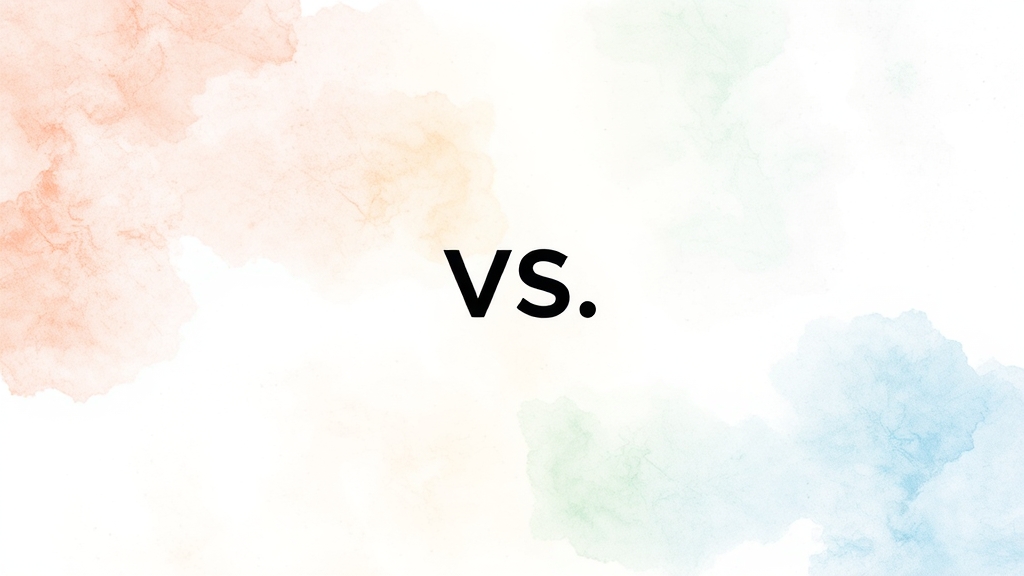 CU 알뜰택배 vs GS25 반값택배 (watercolor 스타일)