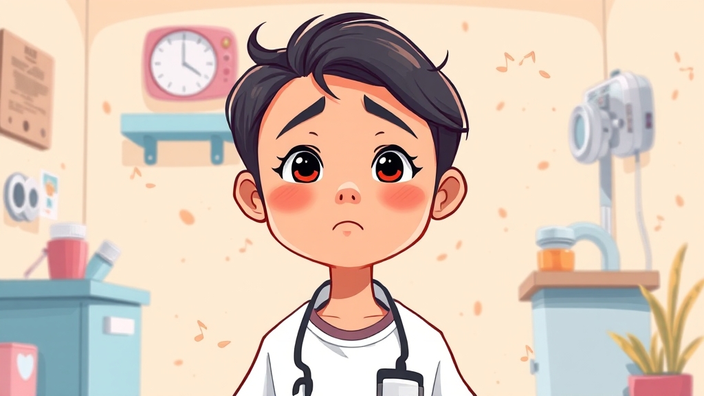 페니실린 부작용 및 대처법 (cartoon 스타일)