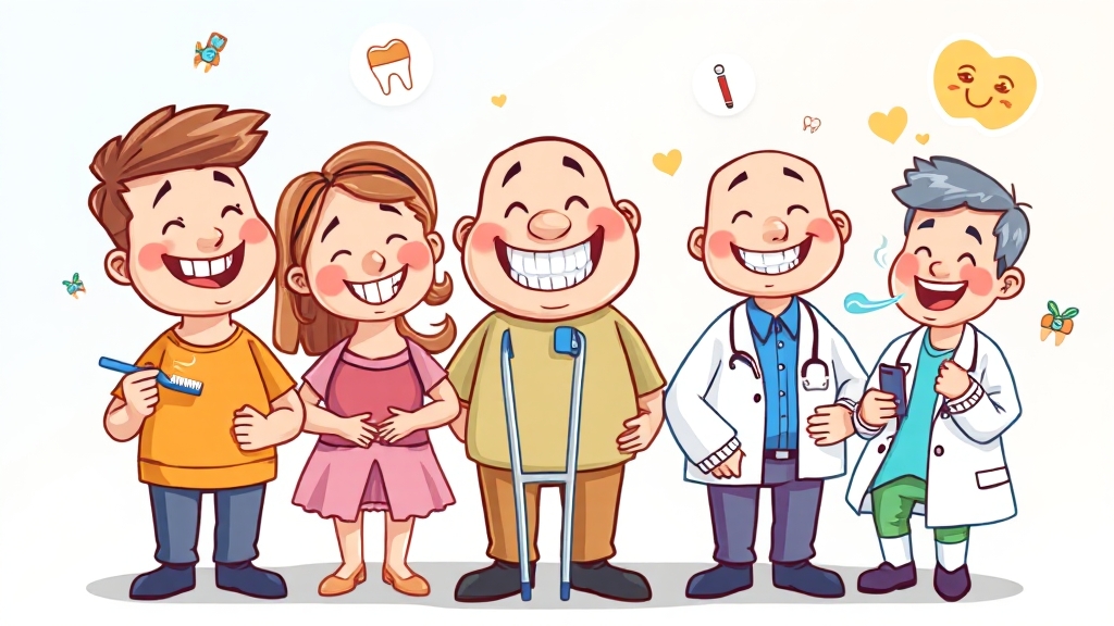 치주 질환, 일상 관리로 예방! (cartoon 스타일)