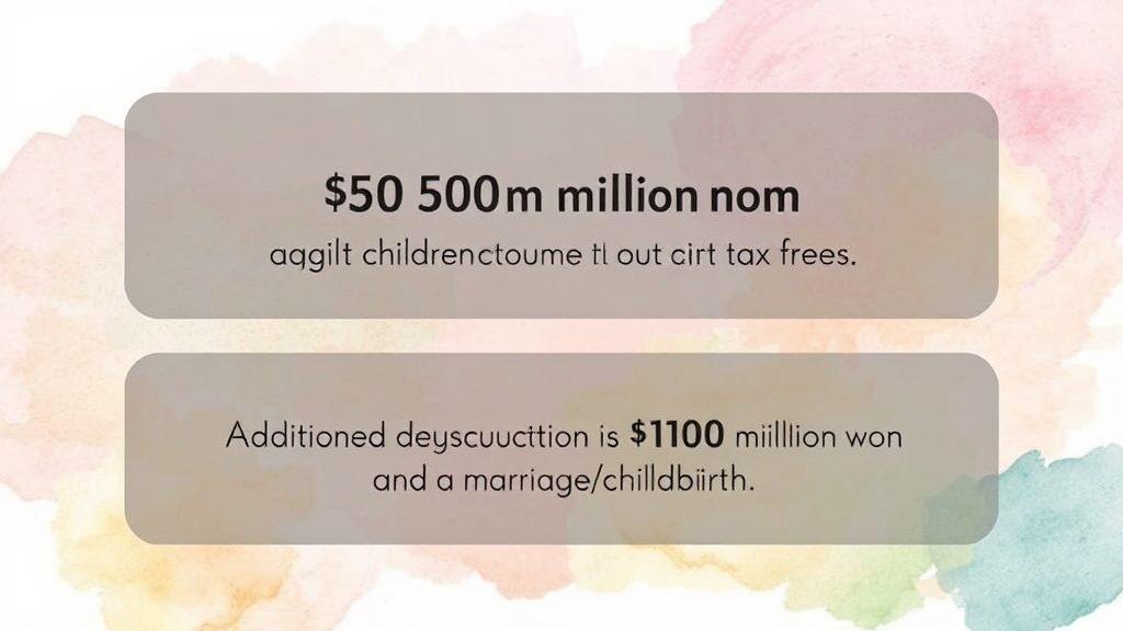 증여세, 얼마나 내야 할까요? (공제 한도 총정리) (watercolor 스타일)