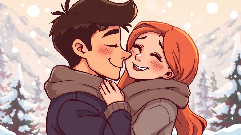 위기를 넘어선 관계 변화 (cartoon 스타일)