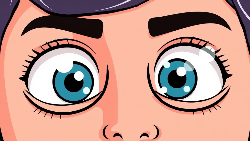 당뇨망막병증 치료와 관리: 시력 보호를 위한 노력 (cartoon 스타일)