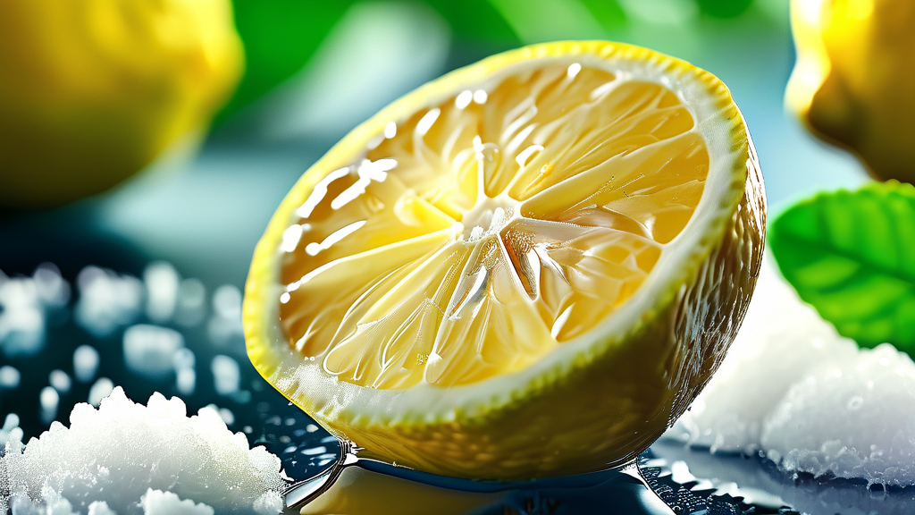 깨끗하고 안전하게! 레몬 세척 및 손질 완벽 분석 (realistic 스타일)