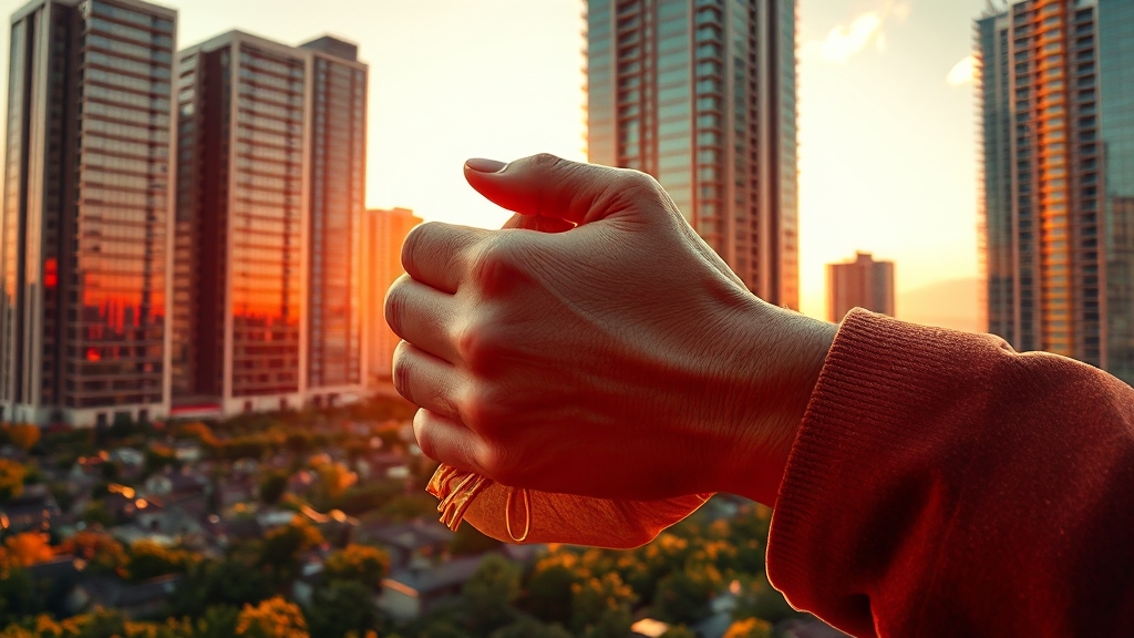 서울 및 지역별 양극화 심화 (realistic 스타일)