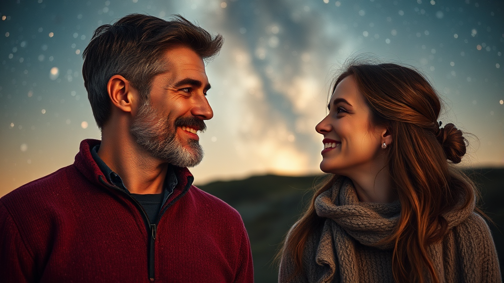 별자리 궁합, 관계 개선에 활용하기 (realistic 스타일)