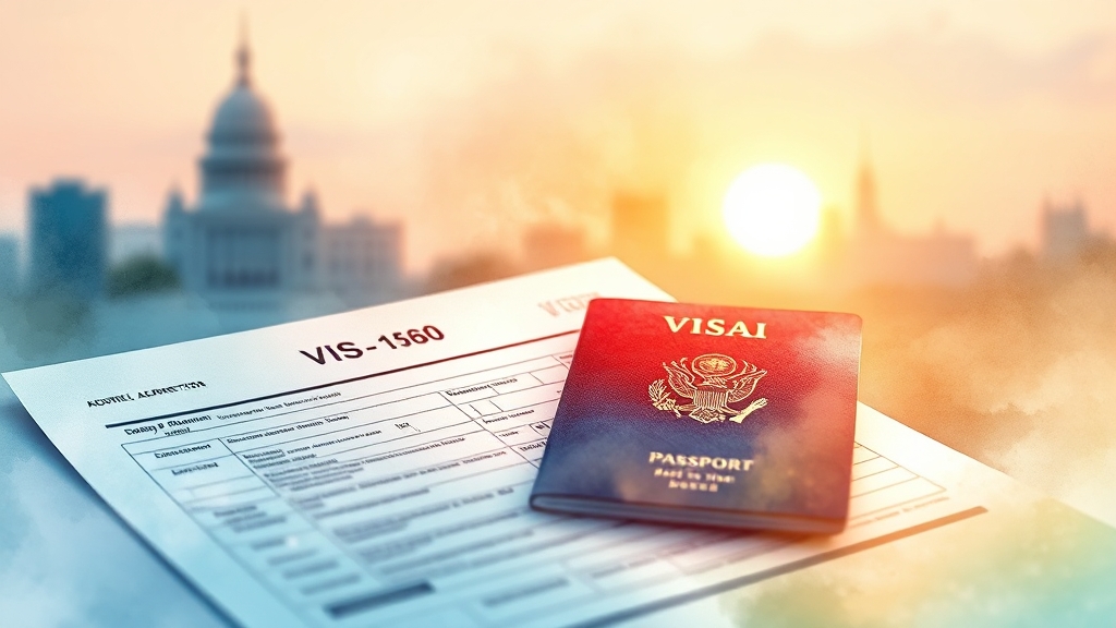 결론: DS-160, 성공 비자 발급의 열쇠 (watercolor 스타일)