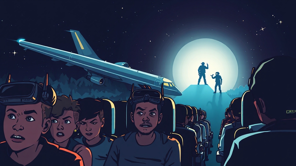 영화 ‘굿뉴스’ 줄거리 (illustration 스타일)