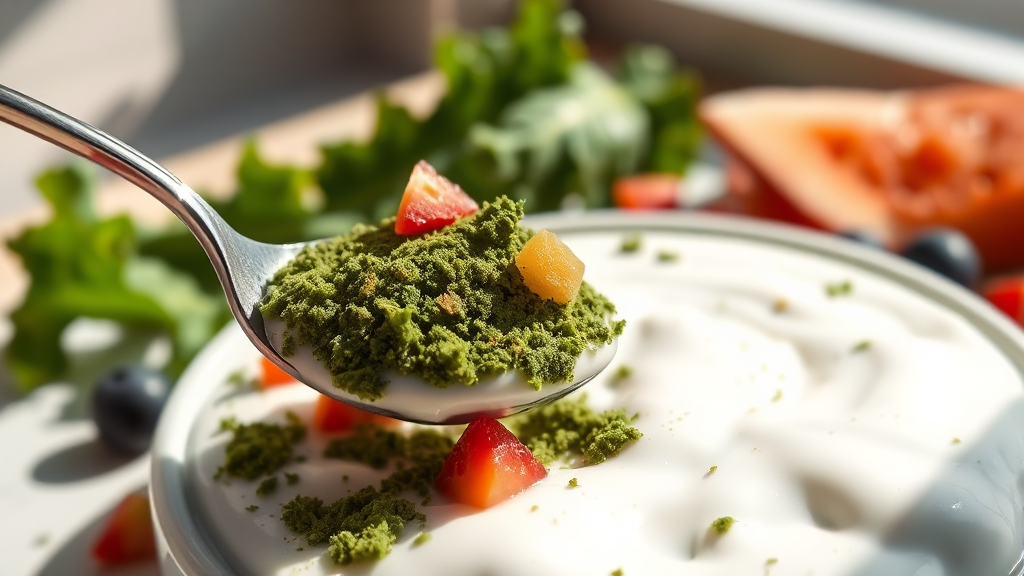 하루 권장 섭취량은? (realistic 스타일)