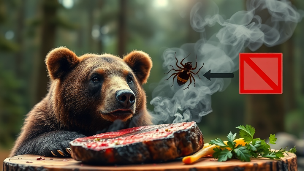 곰고기 식용 논쟁: 찬반 & 안전 (realistic 스타일)