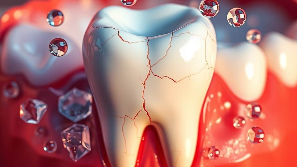 찬물 어금니 시림, 왜 생길까요? (illustration 스타일)