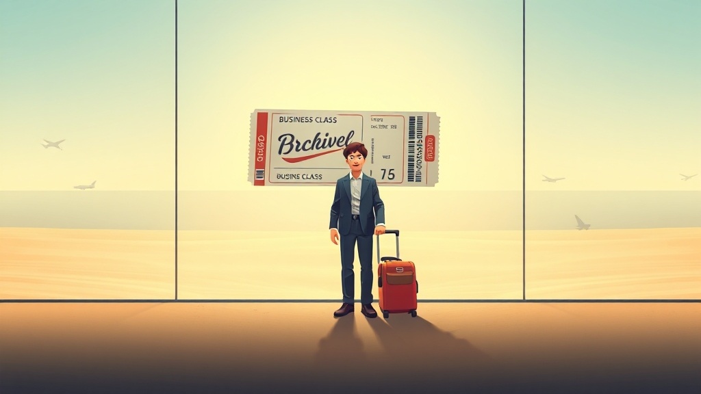 보너스 항공권, 왜 좋을까? (illustration 스타일)
