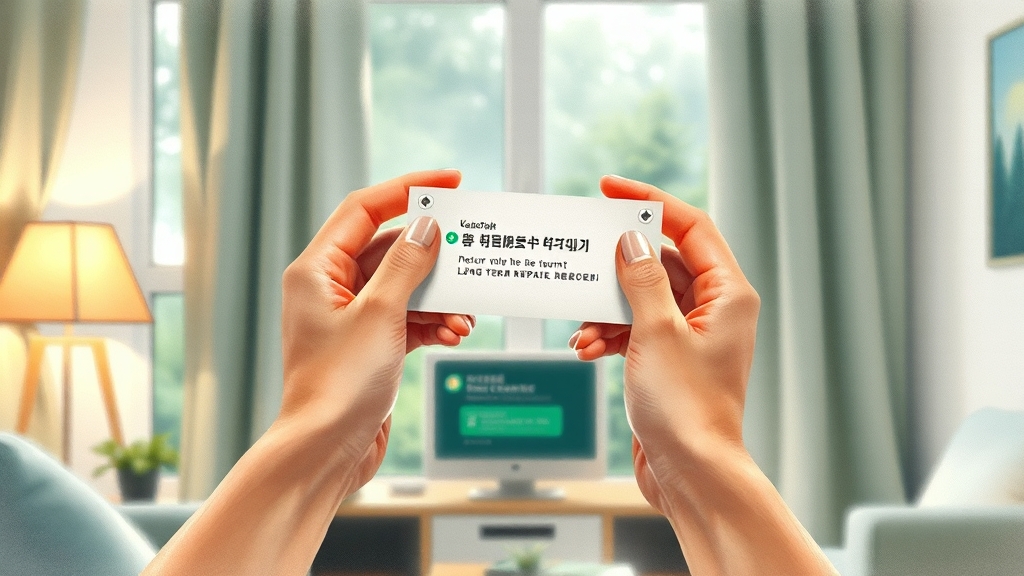 반환 절차, 어렵지 않아요! (watercolor 스타일)