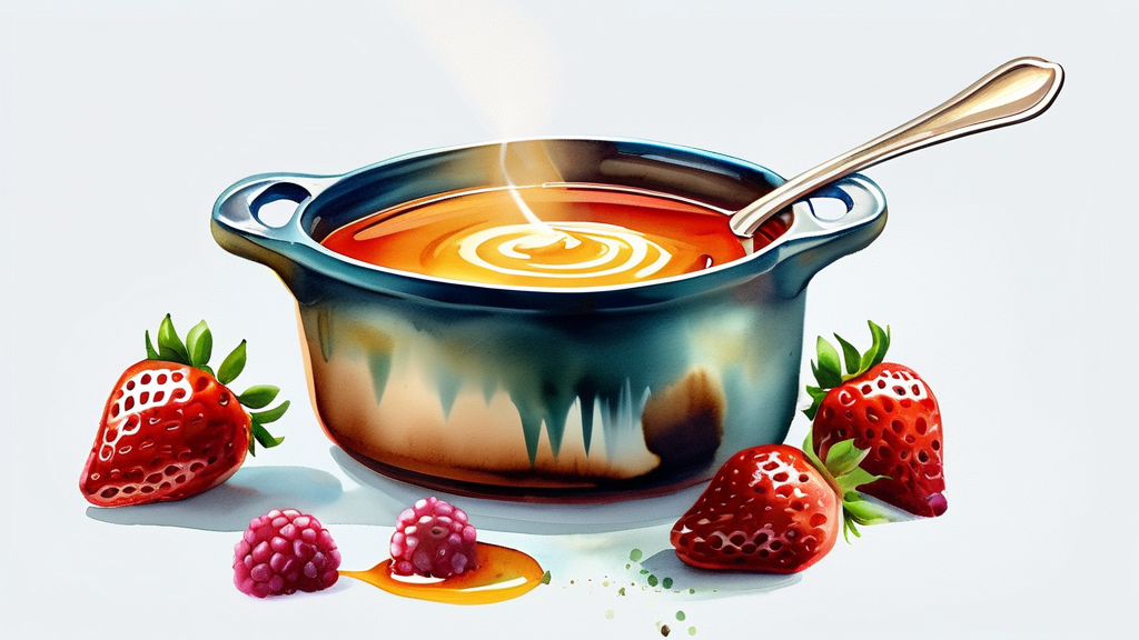 매콤달콤 황금 비율 양념장 만들기 (watercolor 스타일)