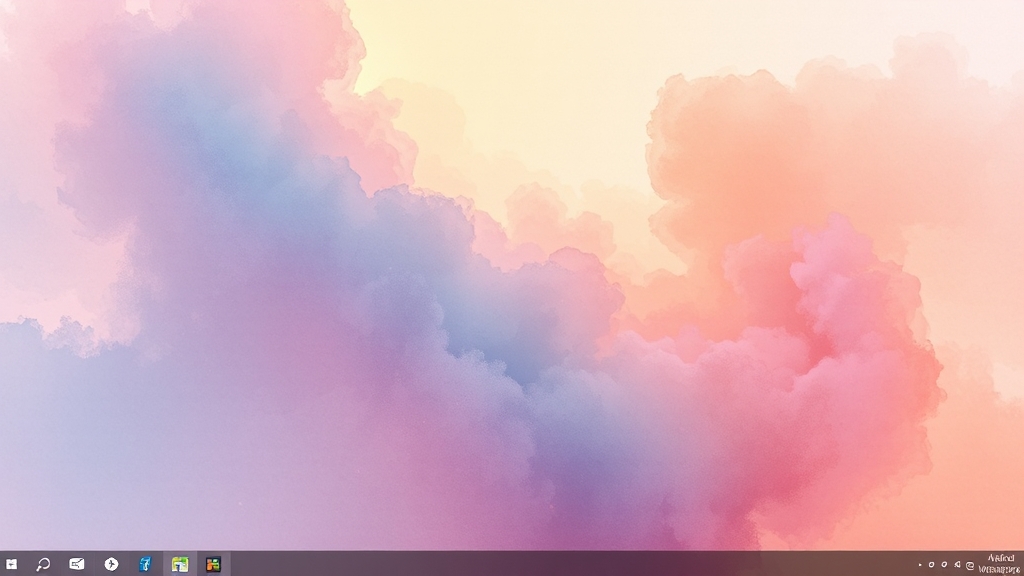 윈도우11 외 현실적 대안 (watercolor 스타일)