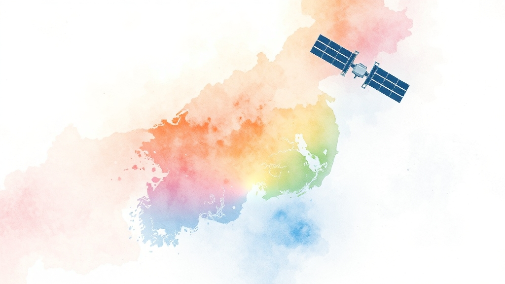 한국 서비스 출시 현황 및 일정 (watercolor 스타일)