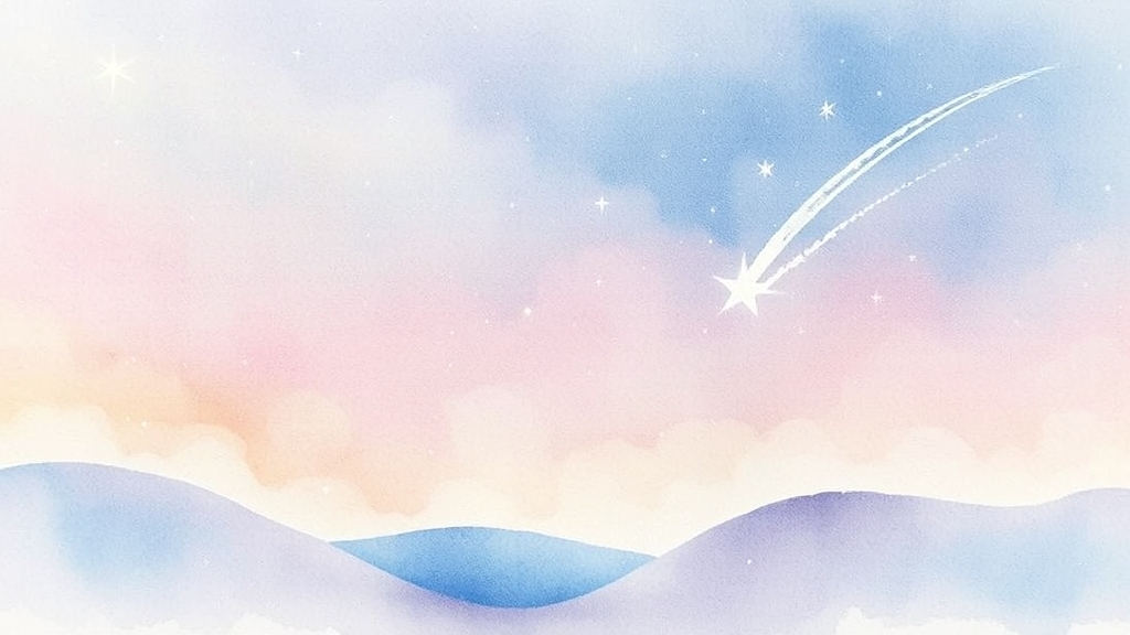 꿈 해몽, 미래를 엿보는 지침 (watercolor 스타일)