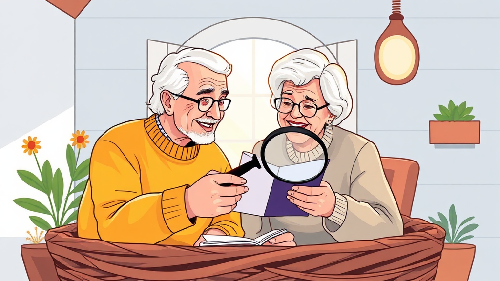 월 관리비 상세 내역 (illustration 스타일)