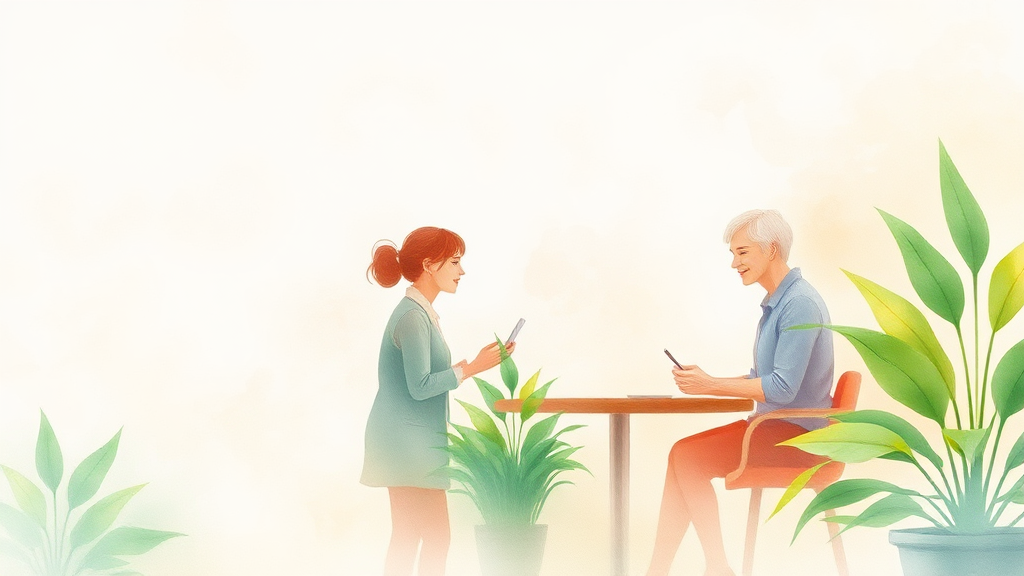 미래 직업 탐색: 2026년 주목해야 할 분야 (watercolor 스타일)