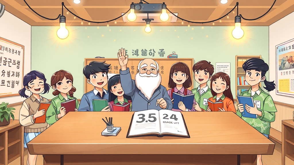 합격 전략 및 준비 팁 (cartoon 스타일)