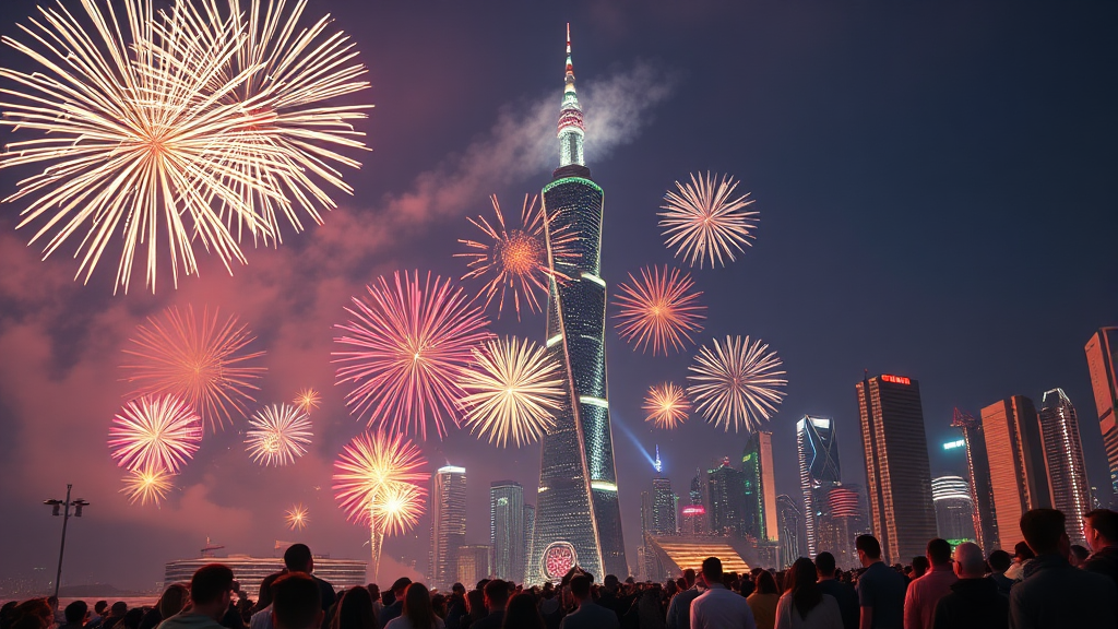 2026년, 행복한 새해를 맞이하세요! (realistic 스타일)