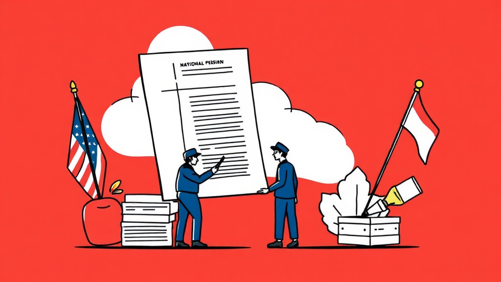 국민연금 추납 신청 방법과 필요한 서류는? (illustration 스타일)