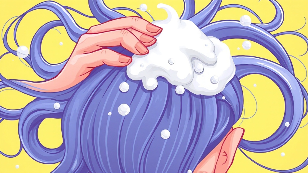 제대로 쓰는 법 & 두피 관리 꿀팁 (illustration 스타일)