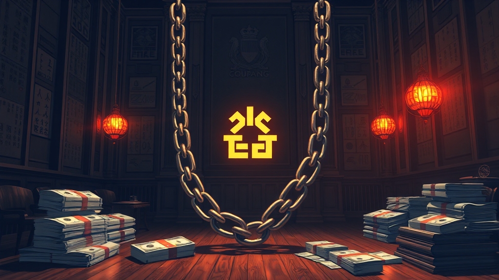 관련 규제 및 제재 현황 (illustration 스타일)