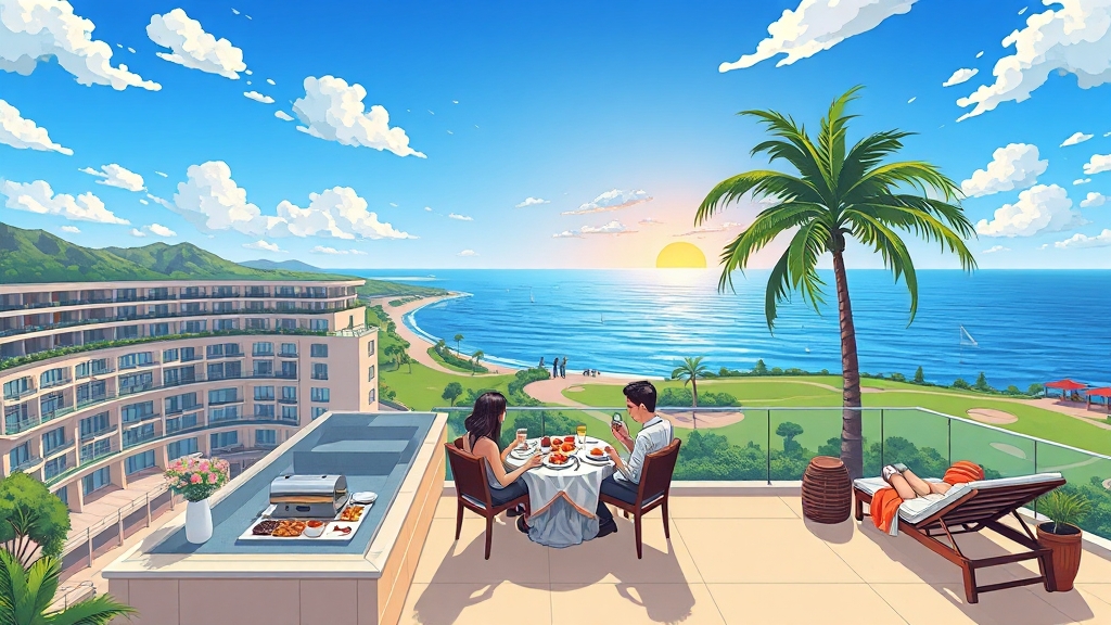 디오션 호텔 정보 (cartoon 스타일)