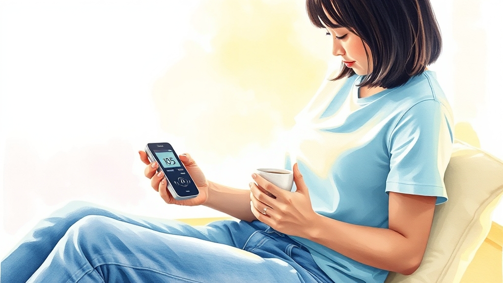 공복혈당 관리 FAQ (watercolor 스타일)