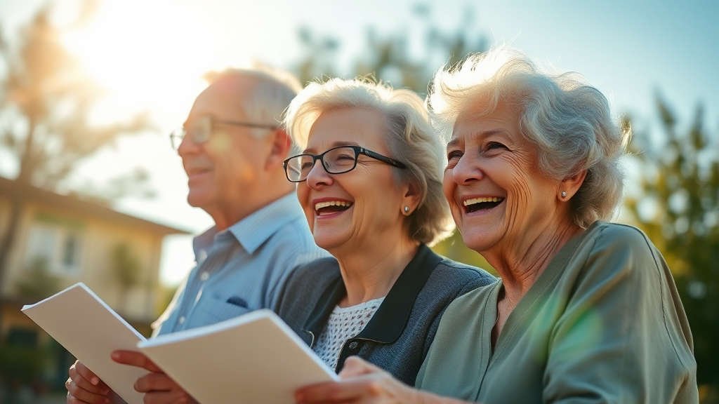 노후 대비 자격증 선택 기준 (realistic 스타일)