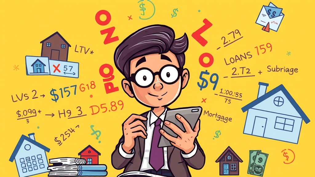 주택담보대출 유의사항 & 추가 대출 (cartoon 스타일)