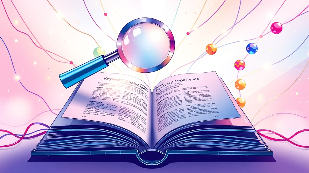 블로그 알고리즘 & 키워드 (illustration 스타일)