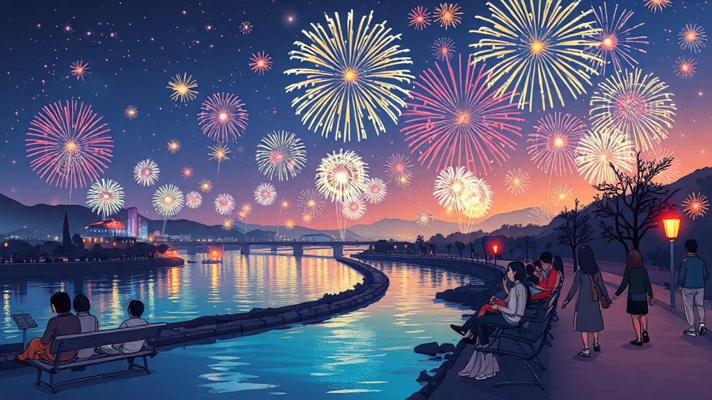 2025 포항 불빛축제, 빛나는 추억을! (cartoon 스타일)
