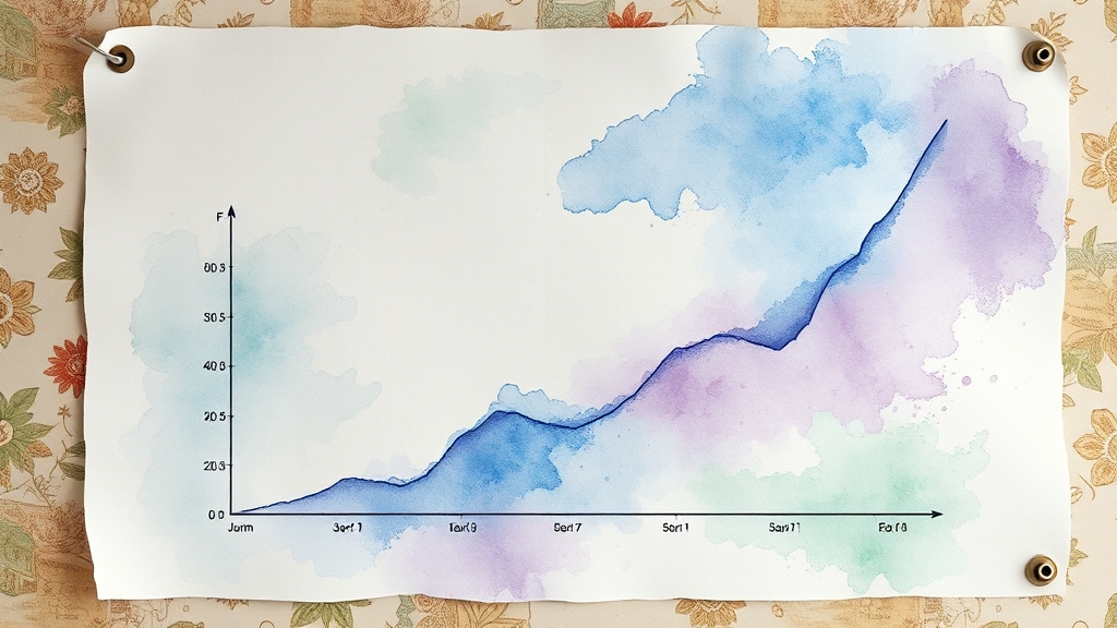수요와 공급, 호텔 가격 결정 원리 (watercolor 스타일)