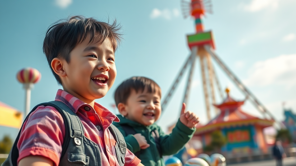 서울랜드 할인 정보 (realistic 스타일)