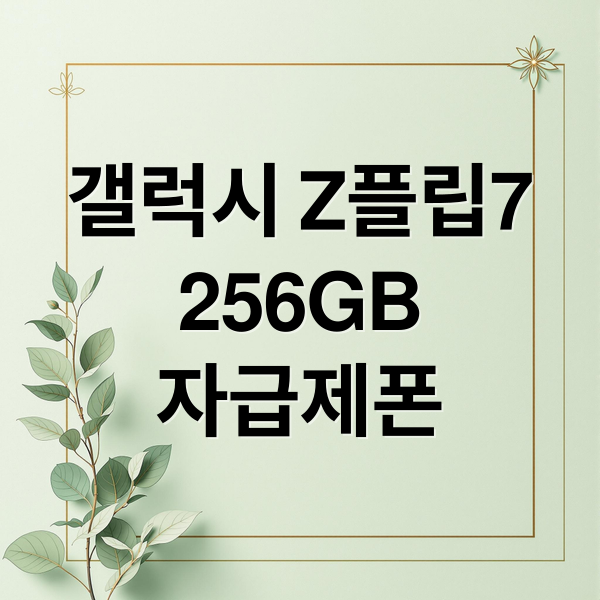 갤럭시 Z플립7
256GB
자급제폰 (갤럭시 Z플립7 256GB)