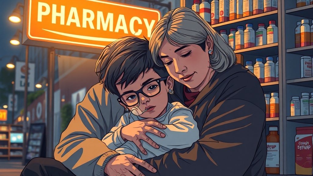 24시간 & 심야 약국 (illustration 스타일)