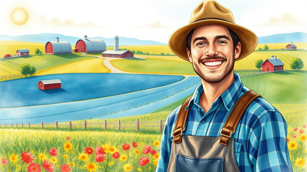 농업창업 자금 활용법 (realistic 스타일)