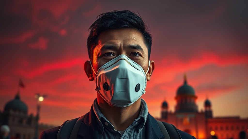 정치 사회 이슈 (realistic 스타일)