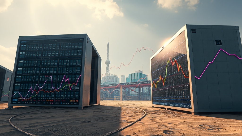 카카오 vs 네이버, 경쟁사 비교 분석 (realistic 스타일)