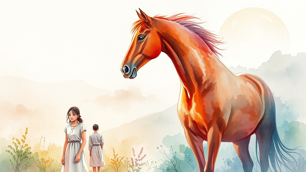 삼재에 대한 마음가짐 (watercolor 스타일)