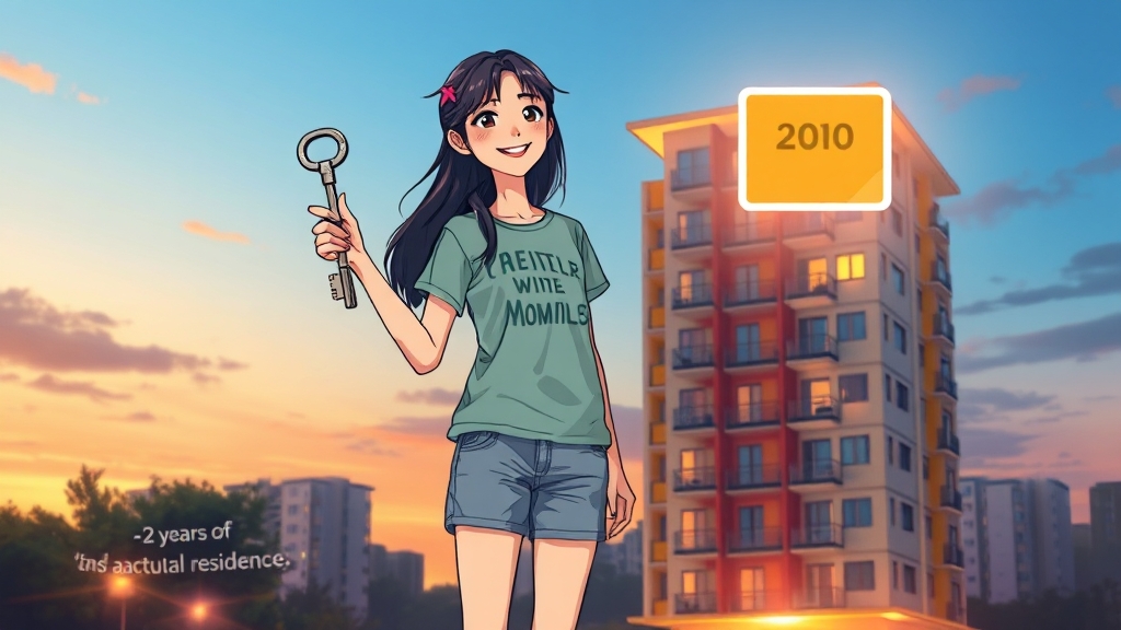 미혼 단독세대주, 특별 조건은? (cartoon 스타일)