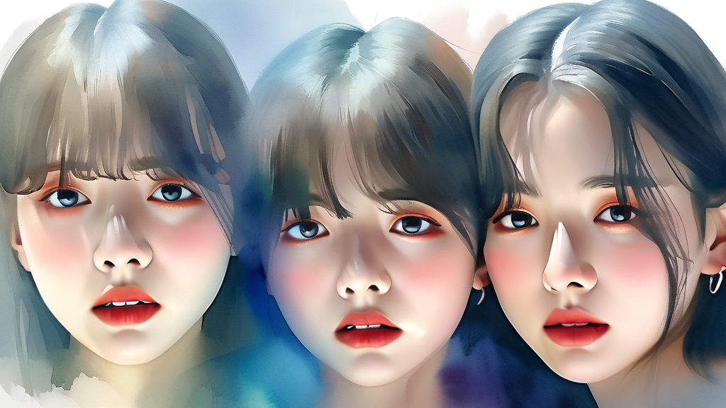 옥순의 적극적인 개입과 파벌 형성 (watercolor 스타일)